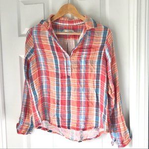Aventura Organic Colorful Plaid Shirt